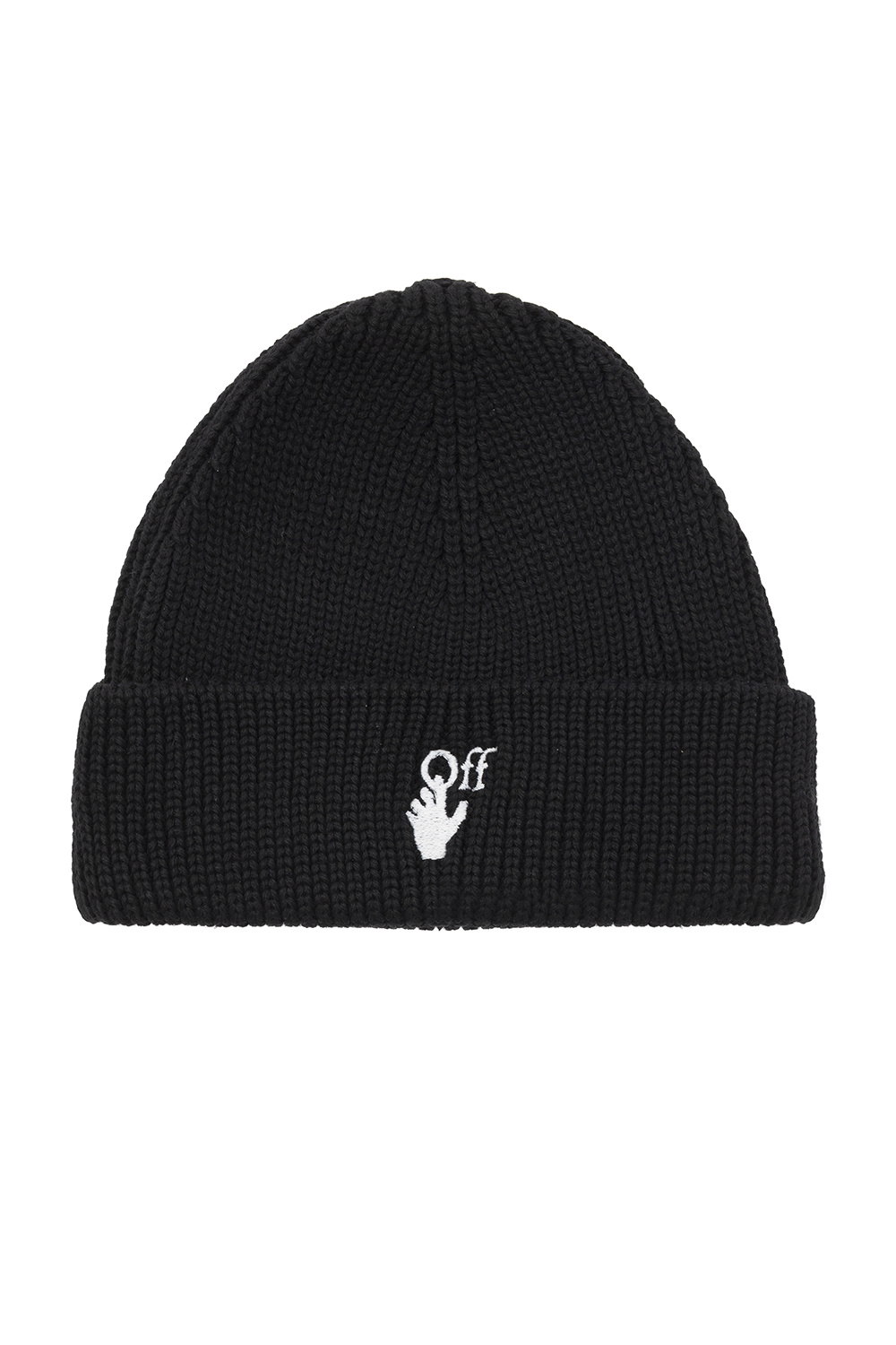 Off-White Beanie with logo | Men's Accessories | Vitkac